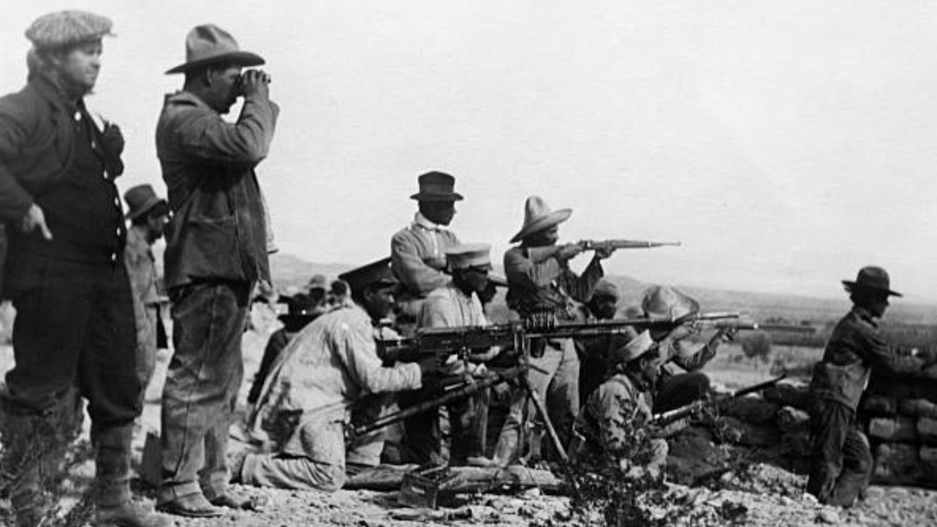 photo of the men the paramilitary forces of Mexican revolutionary Francisco