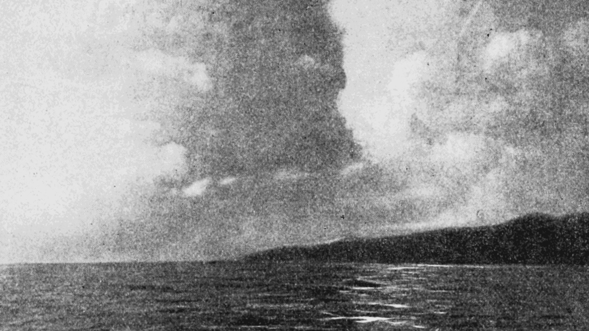 Eruption of mount pelee july 16 1902