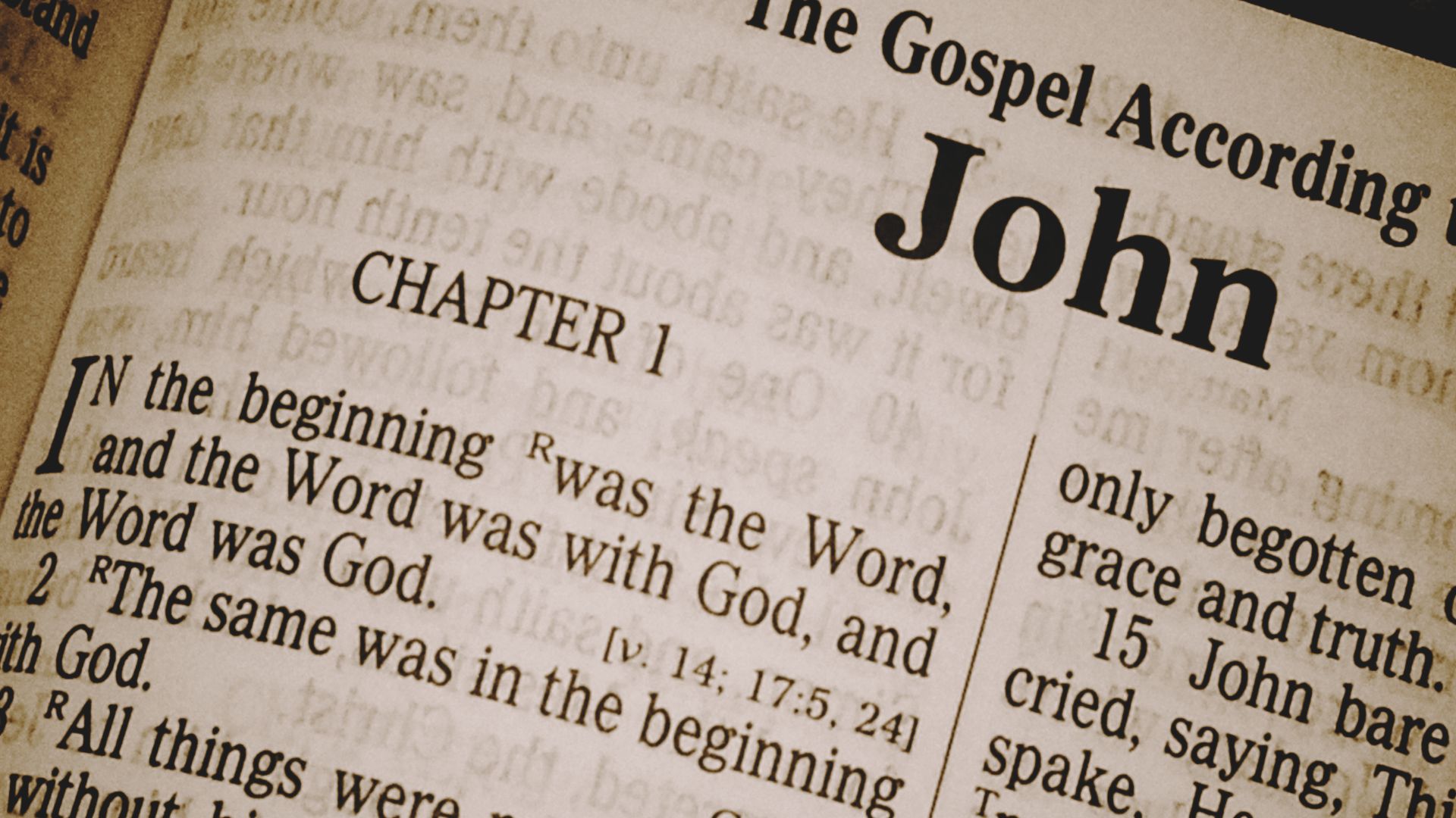 Book of John, In the beginning, King James Version, bible