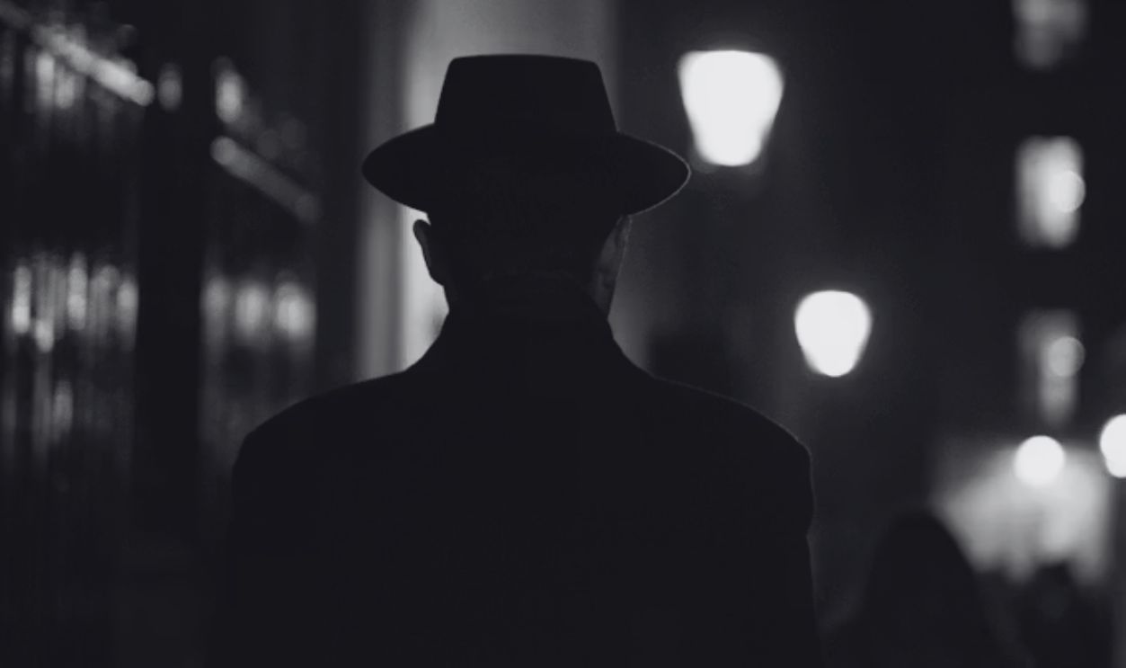 Man in the dark 