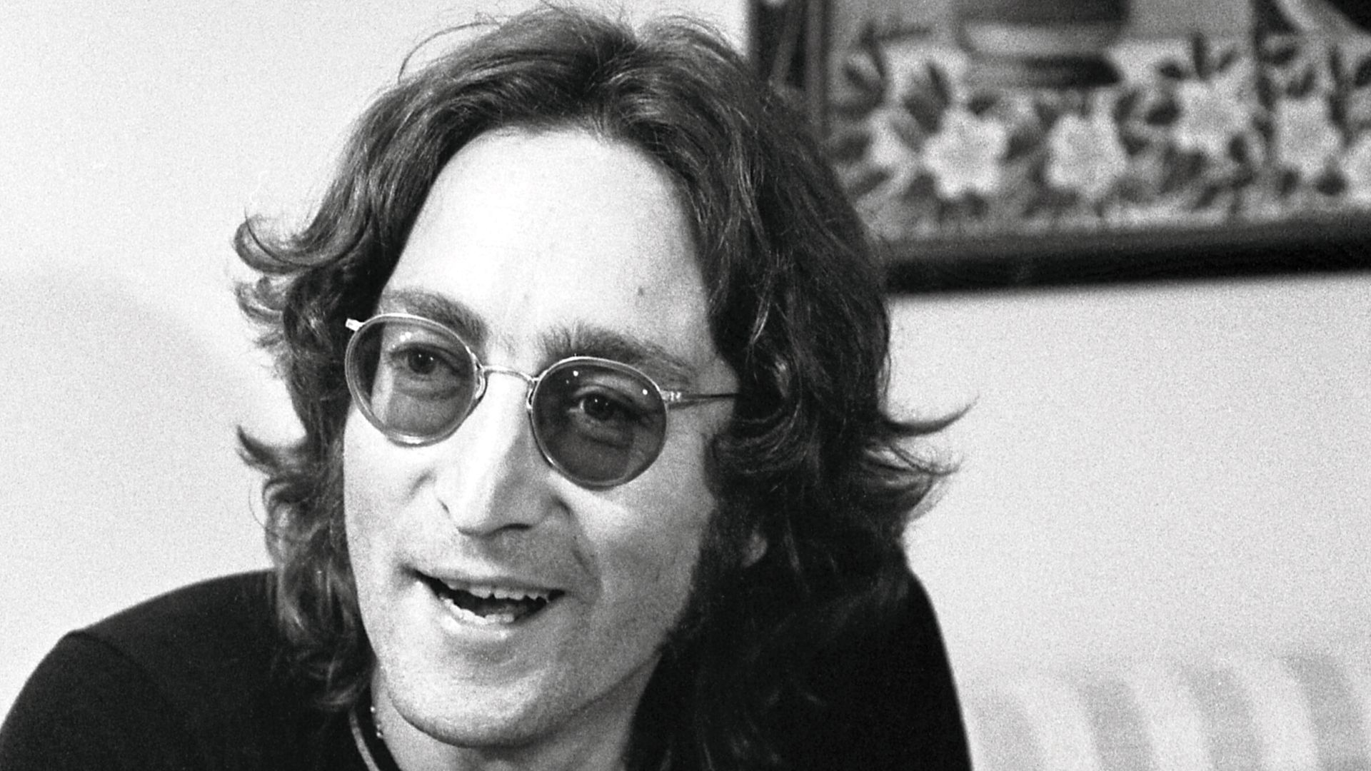 John Lennon being interviewed in Los Angeles