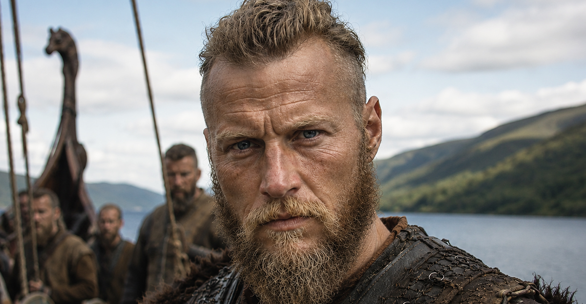 AI-generated image of the legendary Viking Ragnar Lothbrok