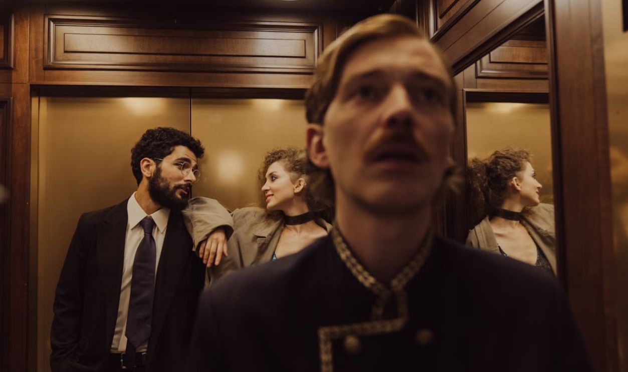 people in the elevator