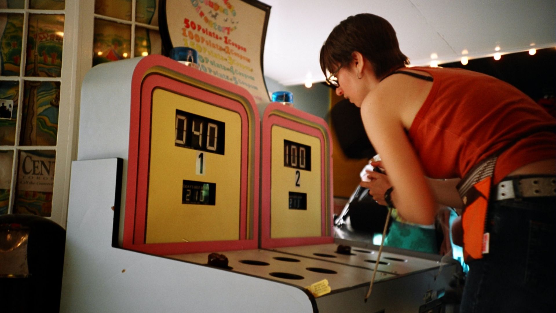 Wack-a-mole. Gayla's highscore = 140