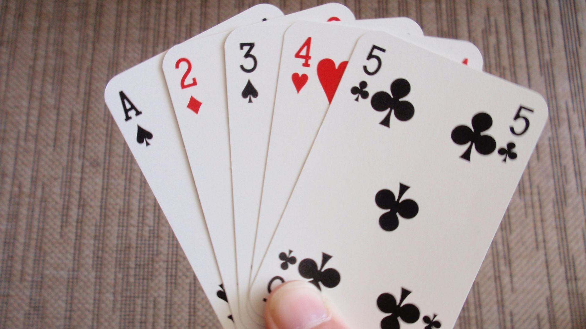 Ace to Five Draw - Perfect hand