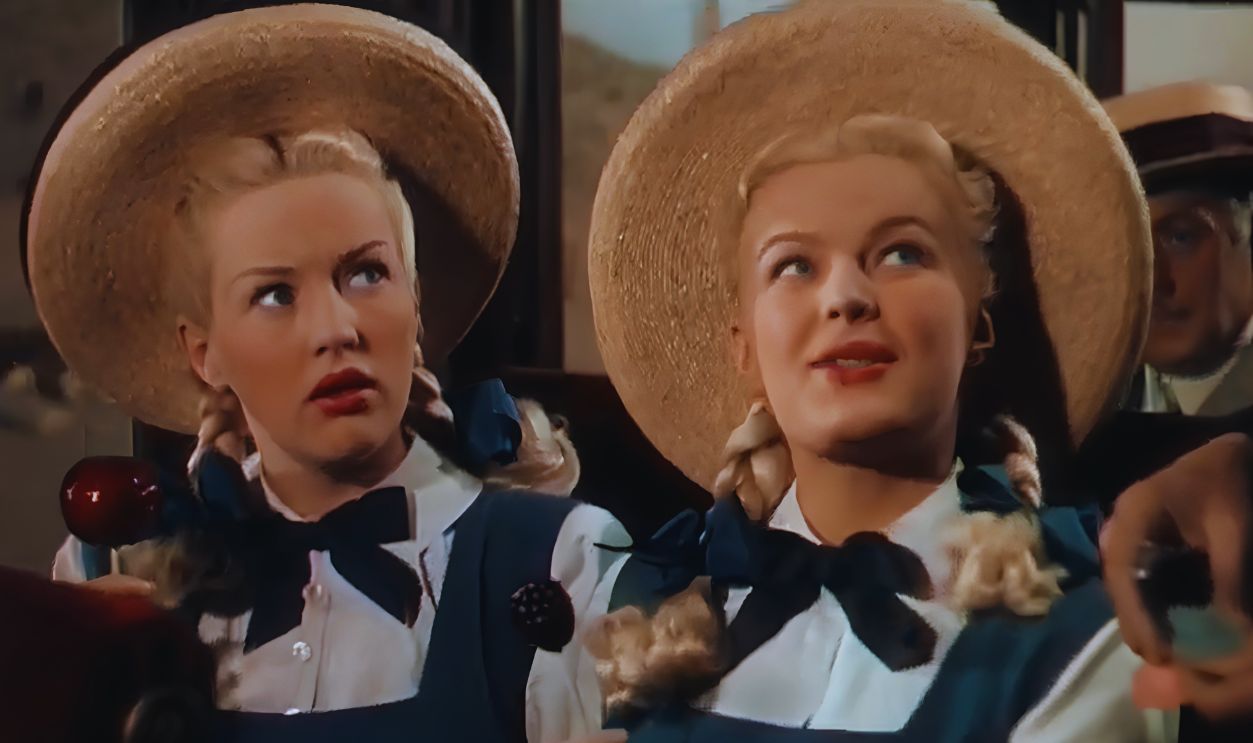 Screenshot from The Dolly Sisters (1945)