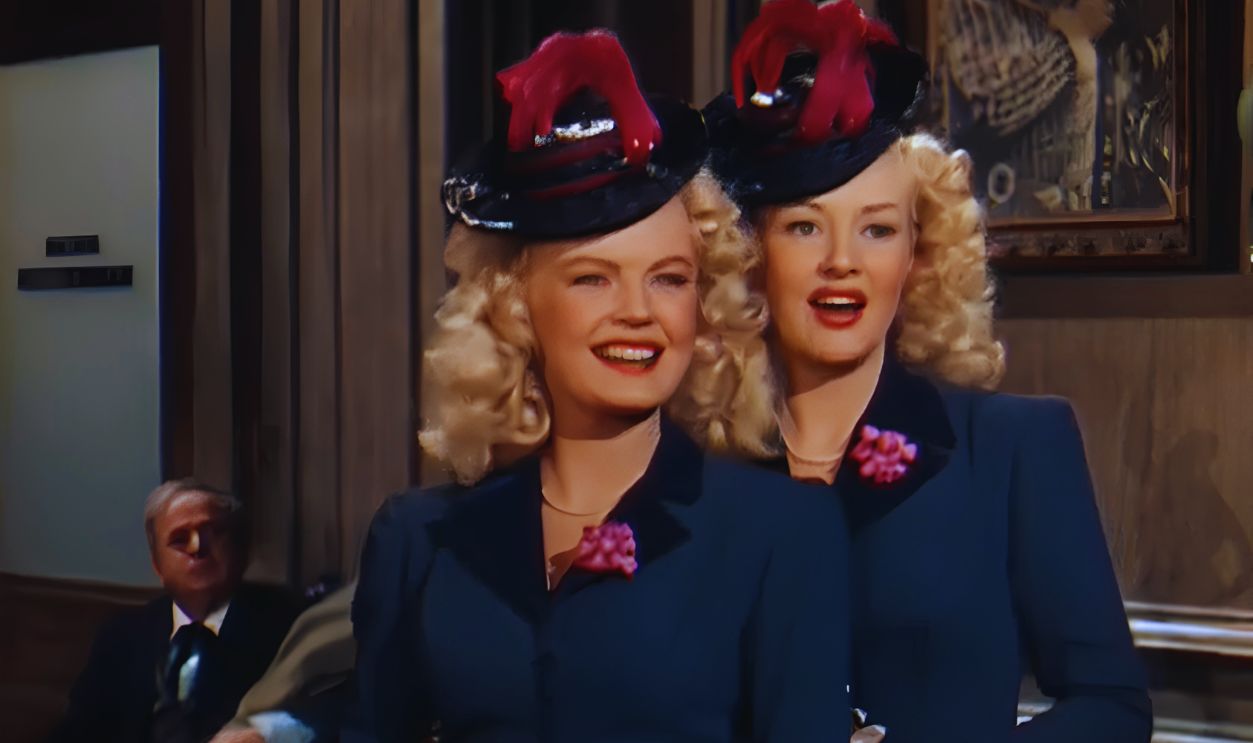 Screenshot from The Dolly Sisters (1945)