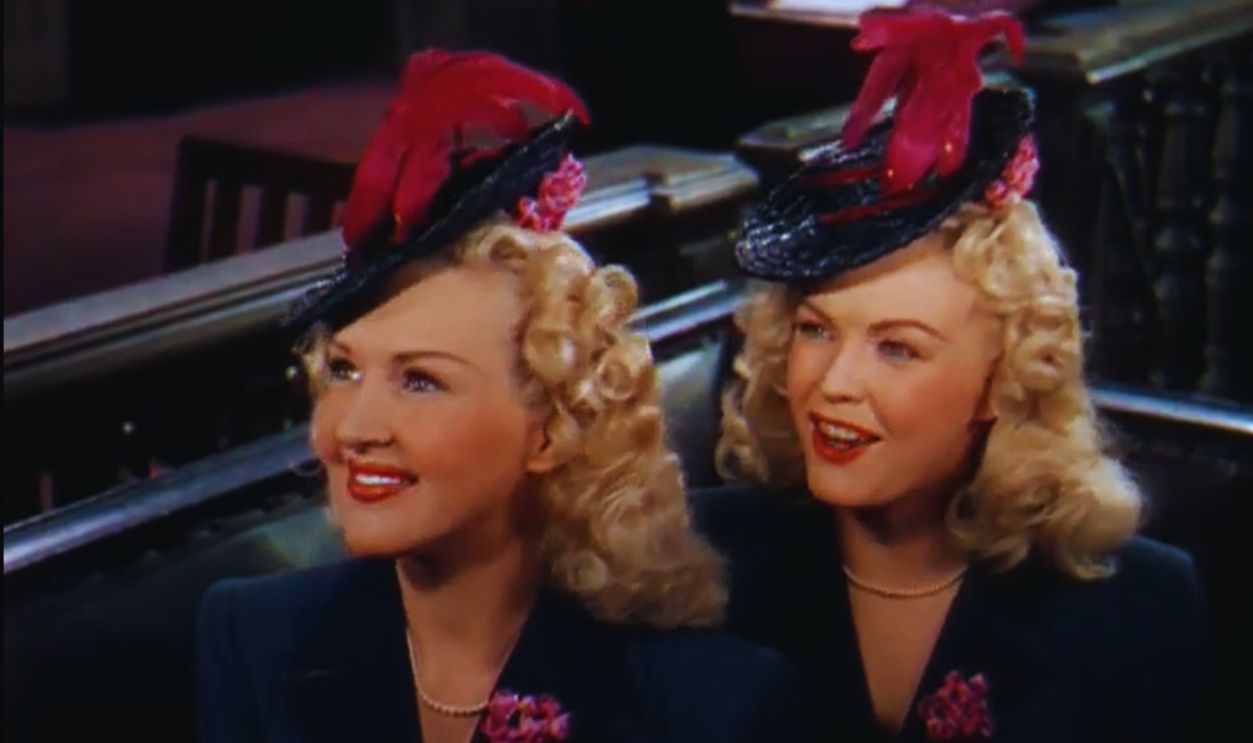 Screenshot from The Dolly Sisters (1945)