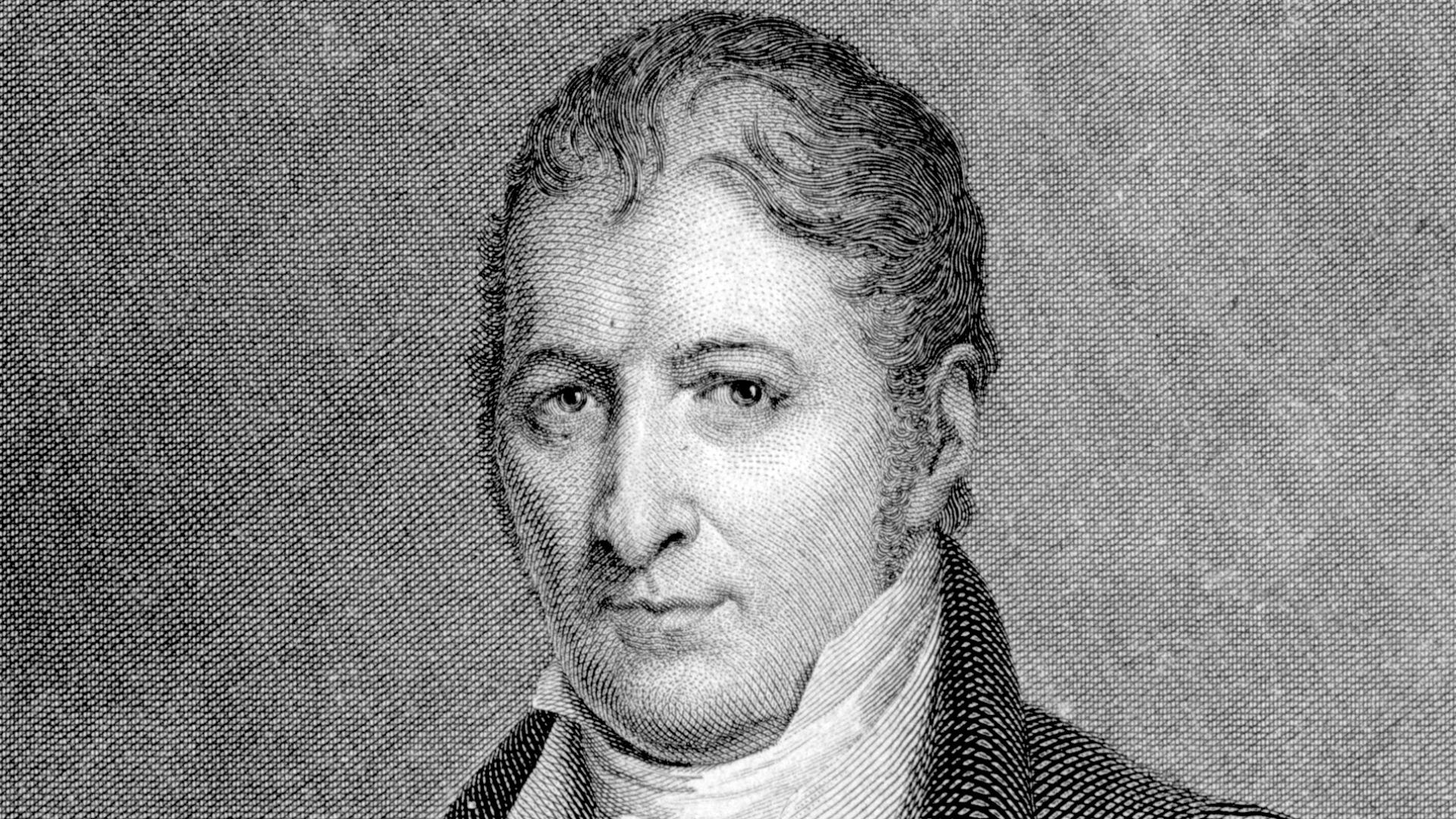 An Engraving, based on a painting of Eli Whitney, an American inventor