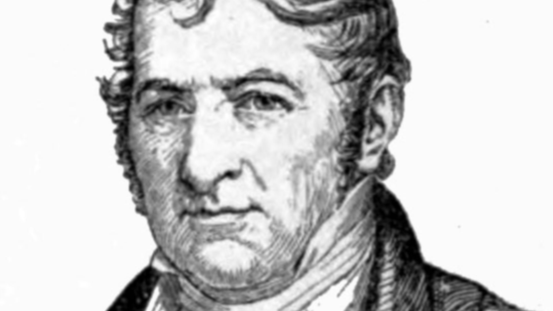 Portrait of inventor Eli Whitney.