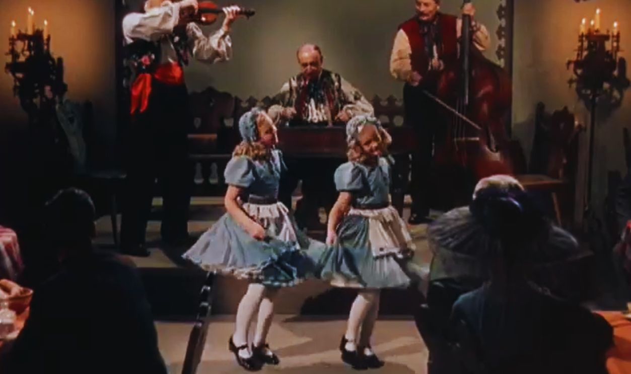 Screenshot from The Dolly Sisters (1945)