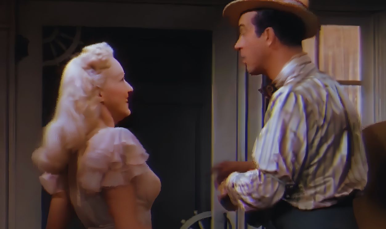 Screenshot from The Dolly Sisters (1945)