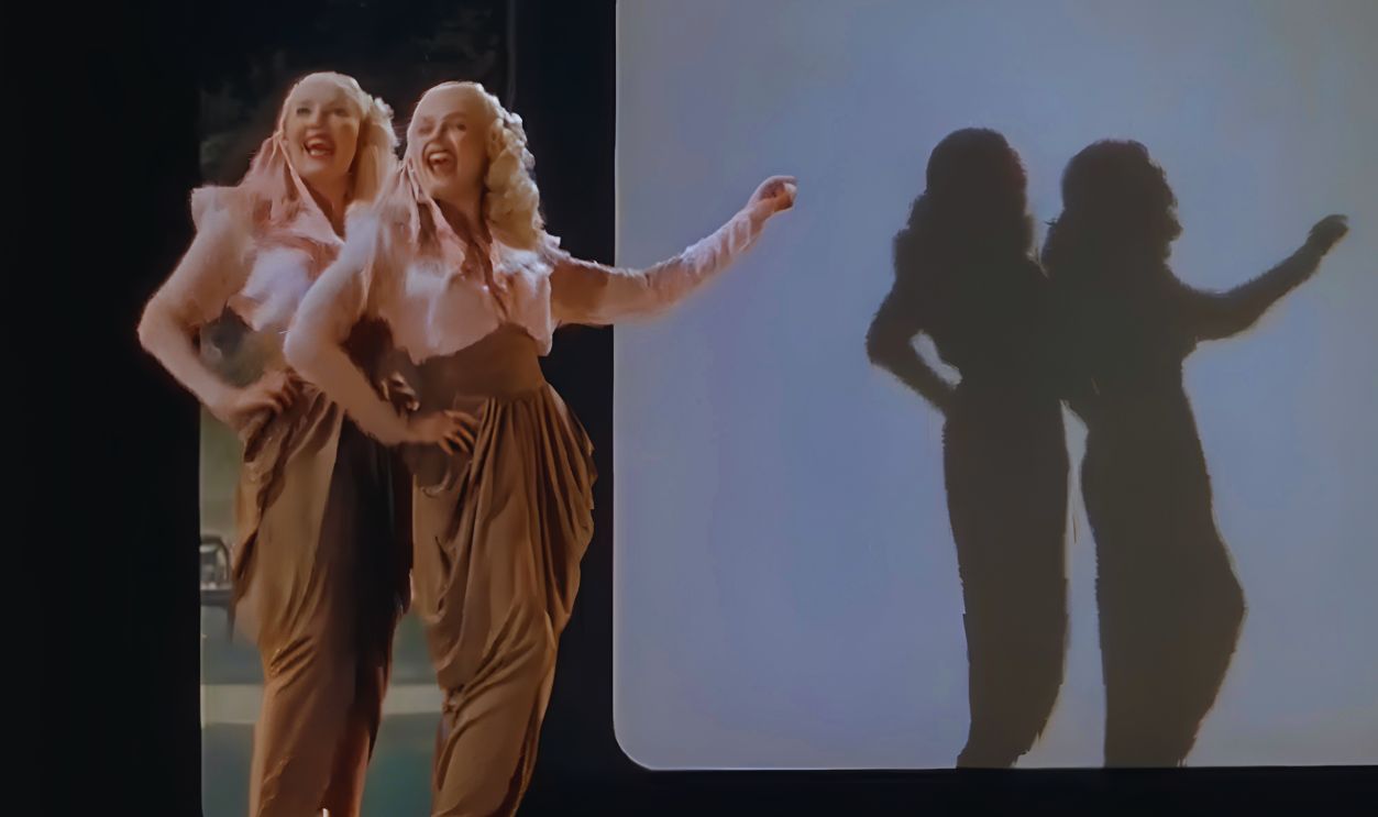 Screenshot from The Dolly Sisters (1945)