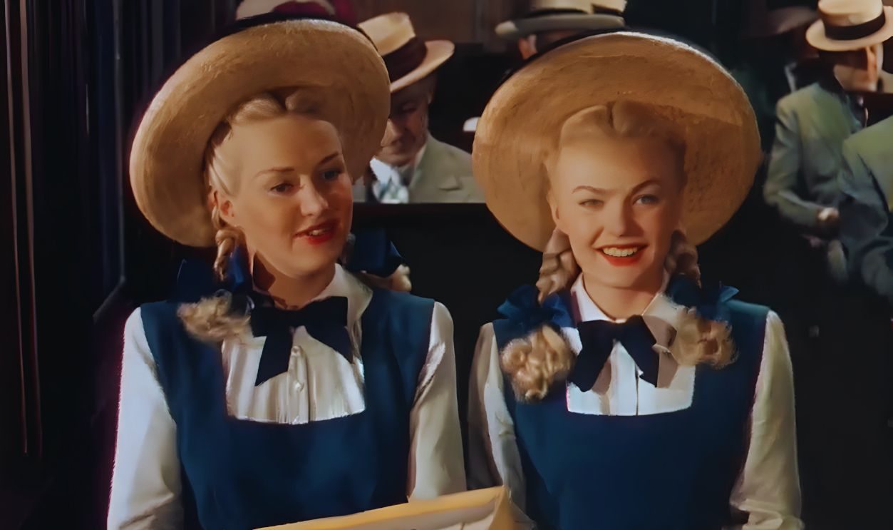 Screenshot from The Dolly Sisters (1945)