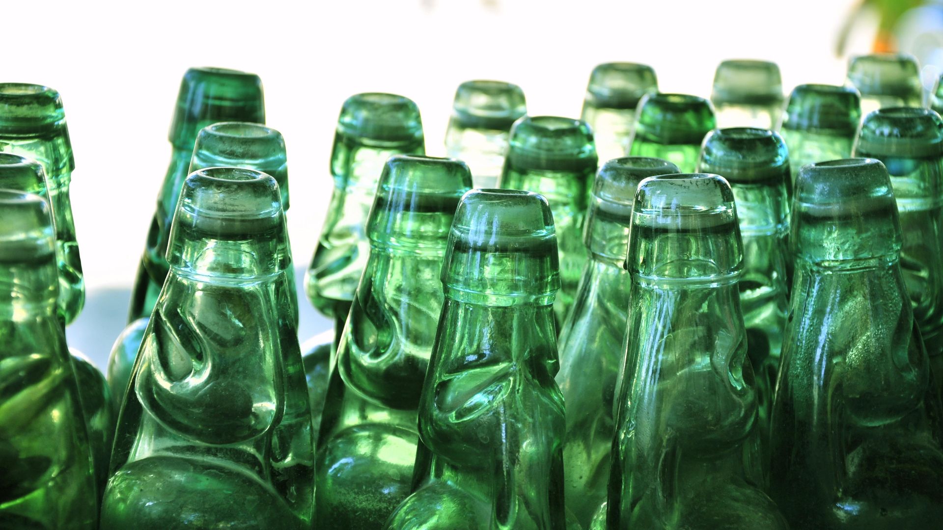 Codd-neck Soda Bottles
