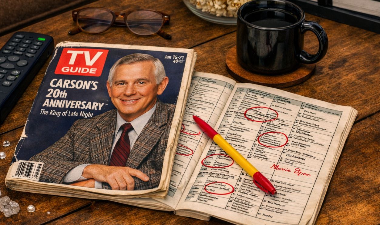 TV Guide On The Coffee Table