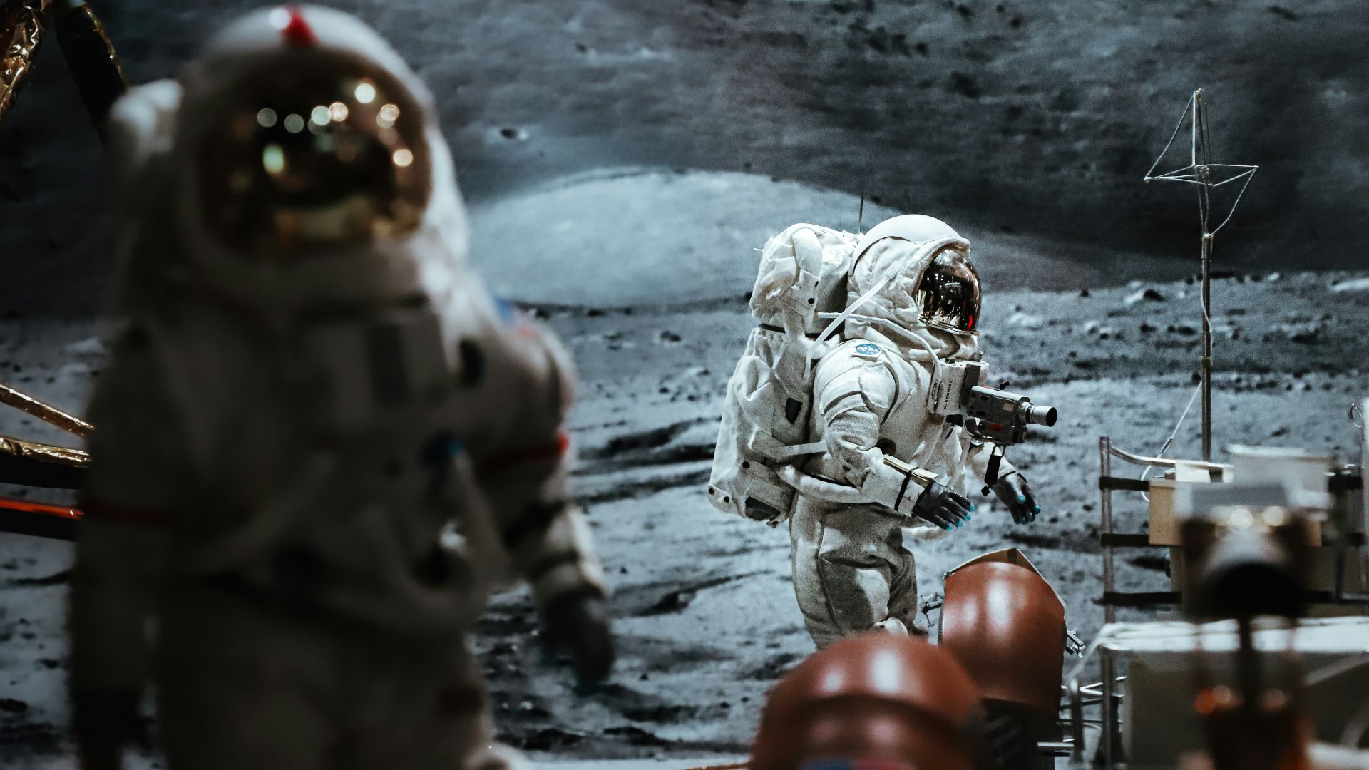 a few people in space suits