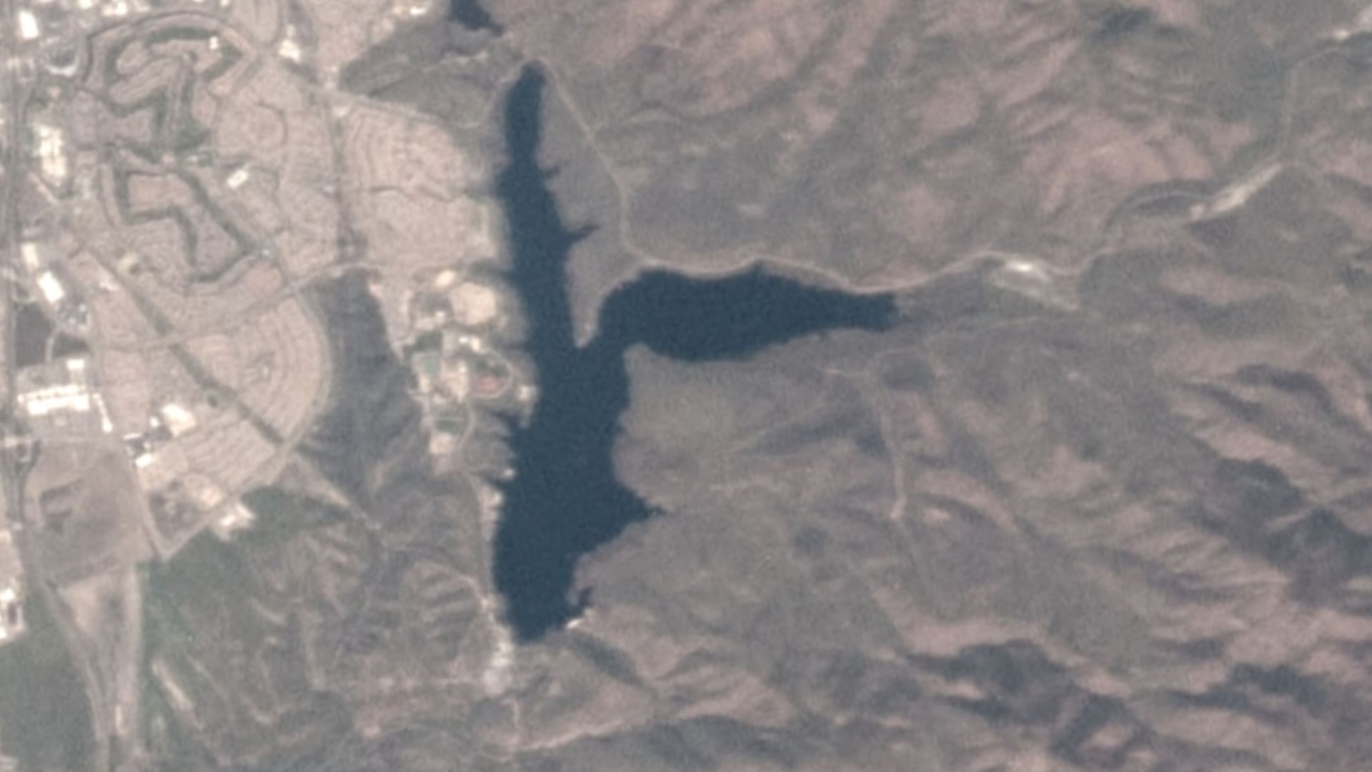 Cropped version of astronaut photography over San Diego County. 
NASA Photo ID ISS035-E-5083