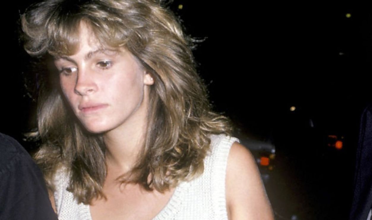 Julia Roberts and Christopher Walken at the Stringfellow's in New York City, New York