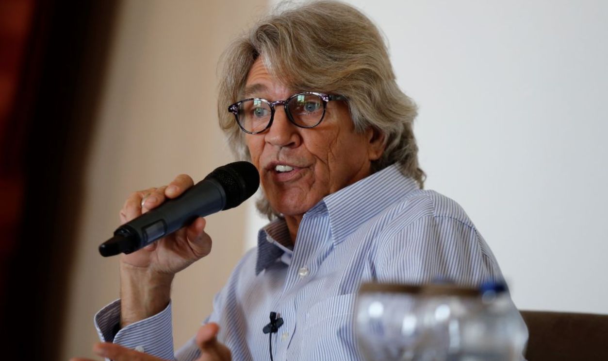 ANTALYA, TURKEY - OCTOBER 05: American actor Eric Roberts holds a press conference within the 55th Antalya International Film Festival in Antalya, Turkey on October 05, 2018.