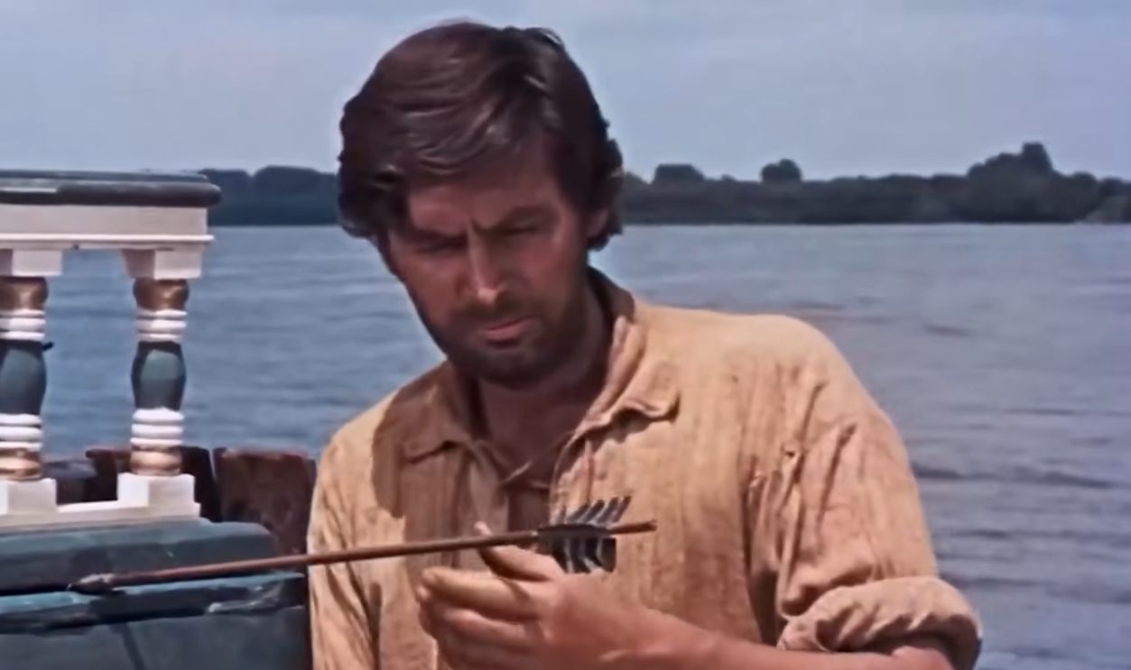 Screenshot from Davy Crockett and the River Pirates (1956)