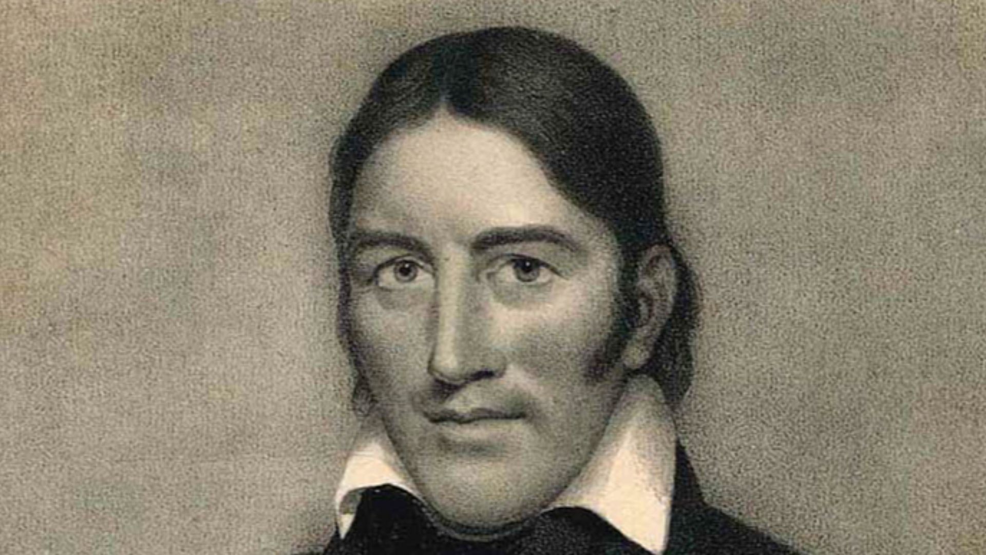 Autographed portrait of Davy Crockett