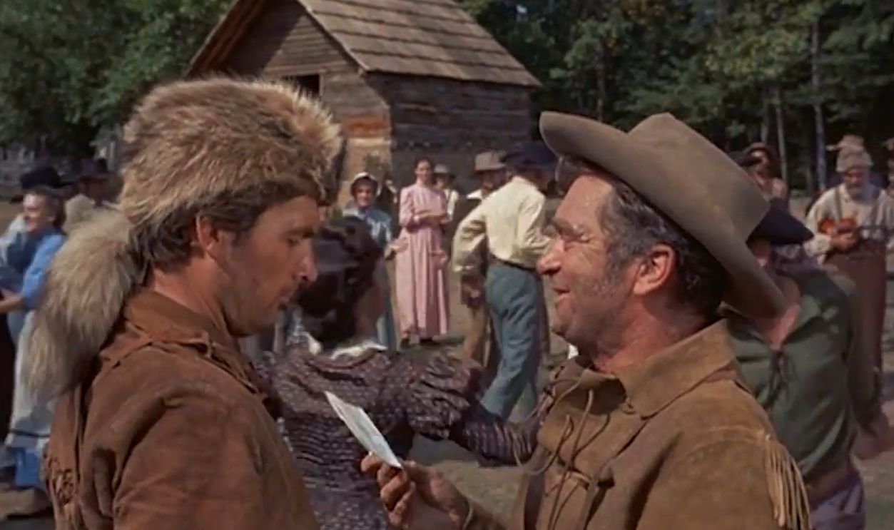 Screenshot from Davy Crockett: King of the Wild Frontier (1955)