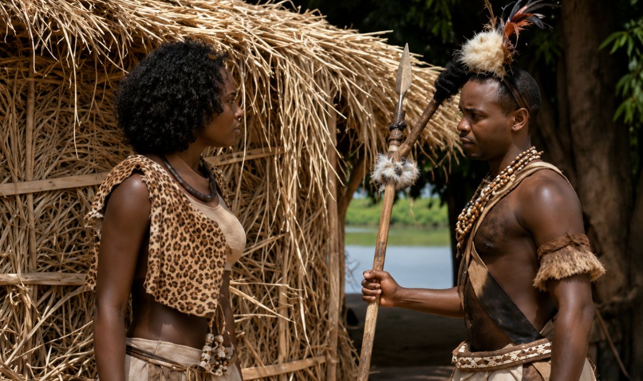 Screenshot from Njinga: Queen of Angola, Semba Comunicacao (2013), Enhanced   