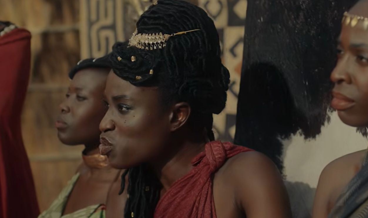 Screenshot from African Queens: Njinga, Netflix (2023) 