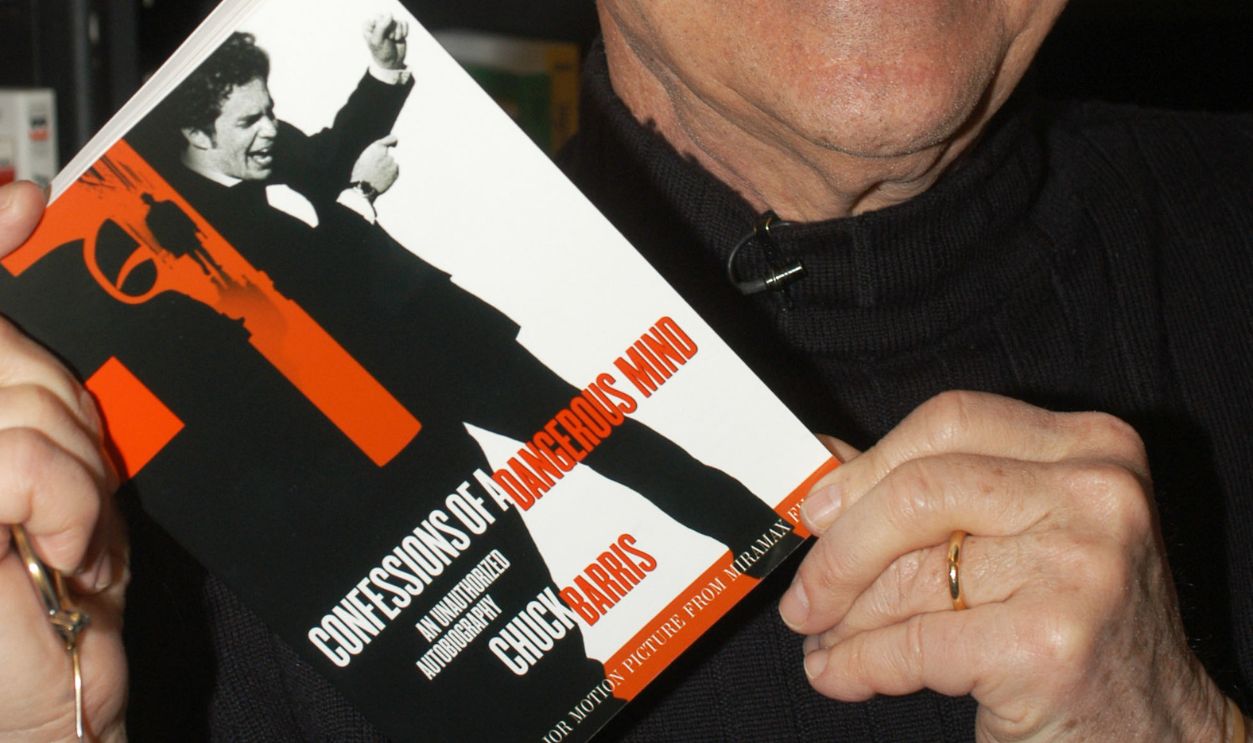 WEST HOLLYWOOD, CA - JANUARY 14: Author Chuck Barris poses during an in-store appearance to promote his new book " Confessions of a Dangerous Mind " at The Book Soup on January 14, 2003 in West Hollywood, California. 