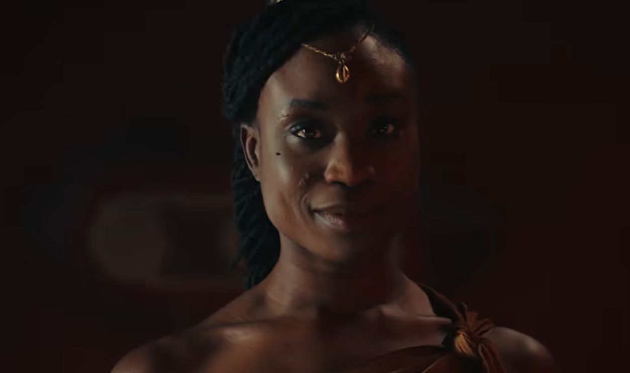 Screenshot from African Queens: Njinga, Netflix (2023) 