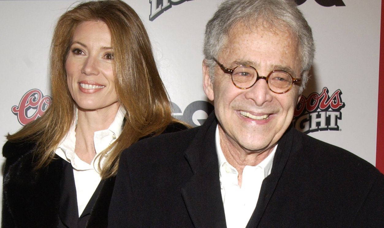 Author Chuck Barris and wife Julie during "Confessions of A Dangerous Mind" - New York Premiere - Inside Arrivals at Paris Theater in New York City, New York, United States.
