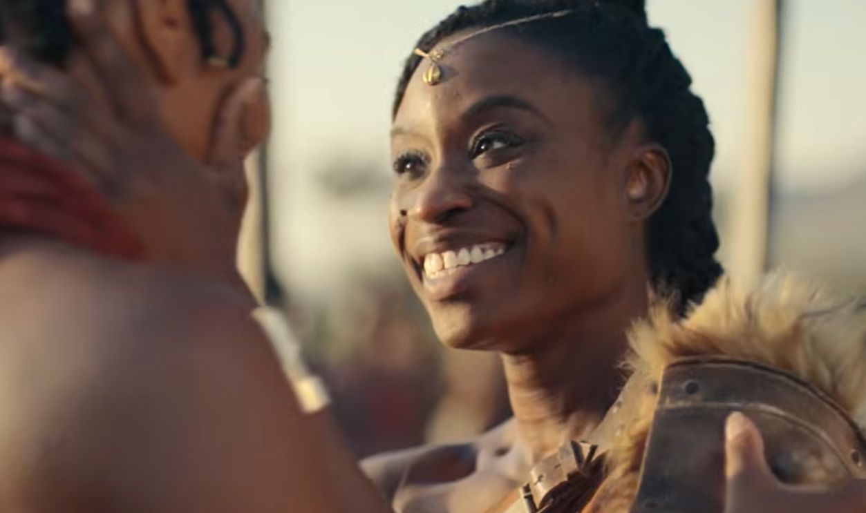 Screenshot from African Queens: Njinga, Netflix (2023) 