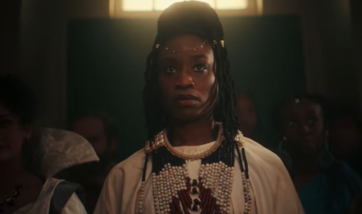 Screenshot from African Queens: Njinga, Netflix (2023) 