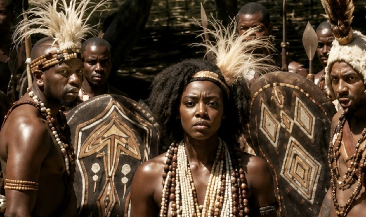 Screenshot from Njinga: Queen of Angola (2013) 
