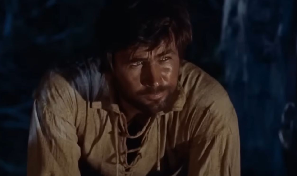 Screenshot from Davy Crockett and the River Pirates (1956)