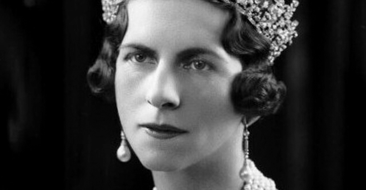 Black and white photograph of Princess Helen