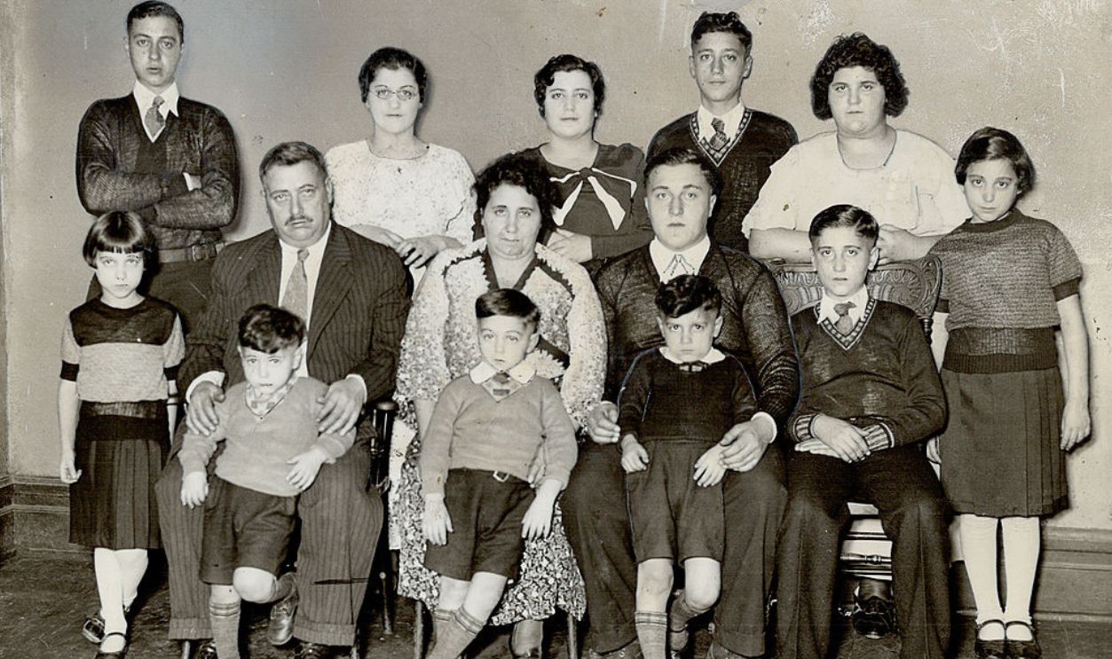 Mr. and Mrs. Steffano Darrigo of Toronto; and their family of 12. Mrs. Darrigo claims that she has h