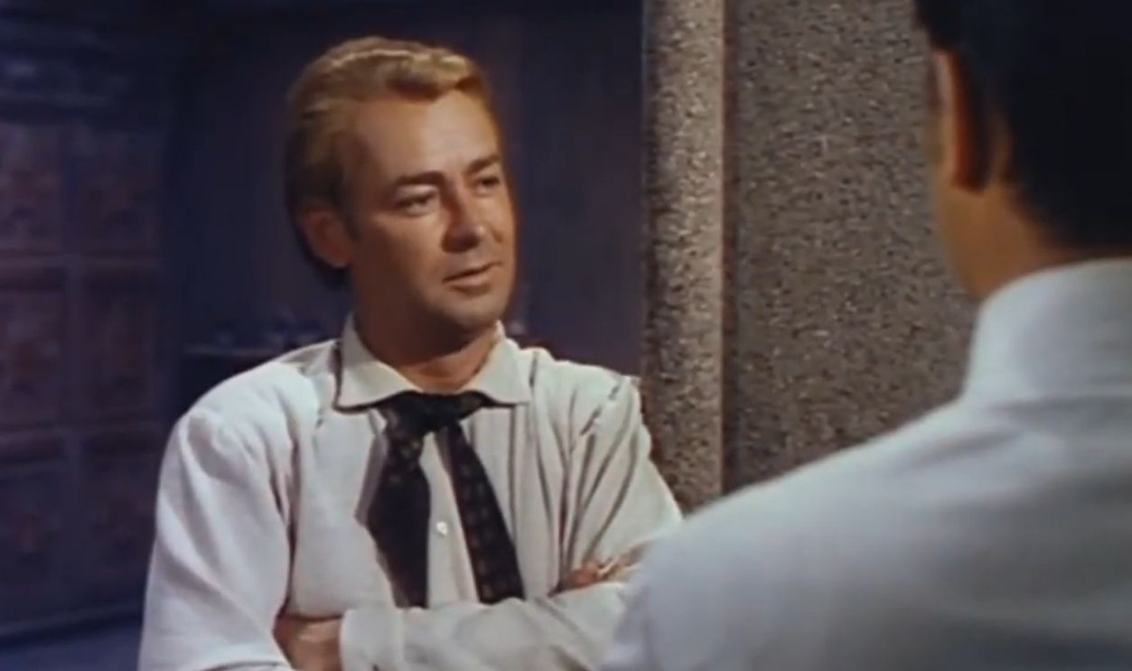 Screenshot from The Iron Mistress (1952)