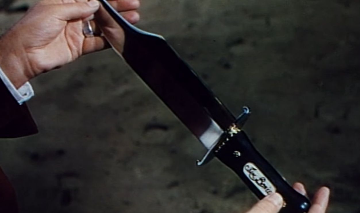 Screenshot from The Iron Mistress (1952)