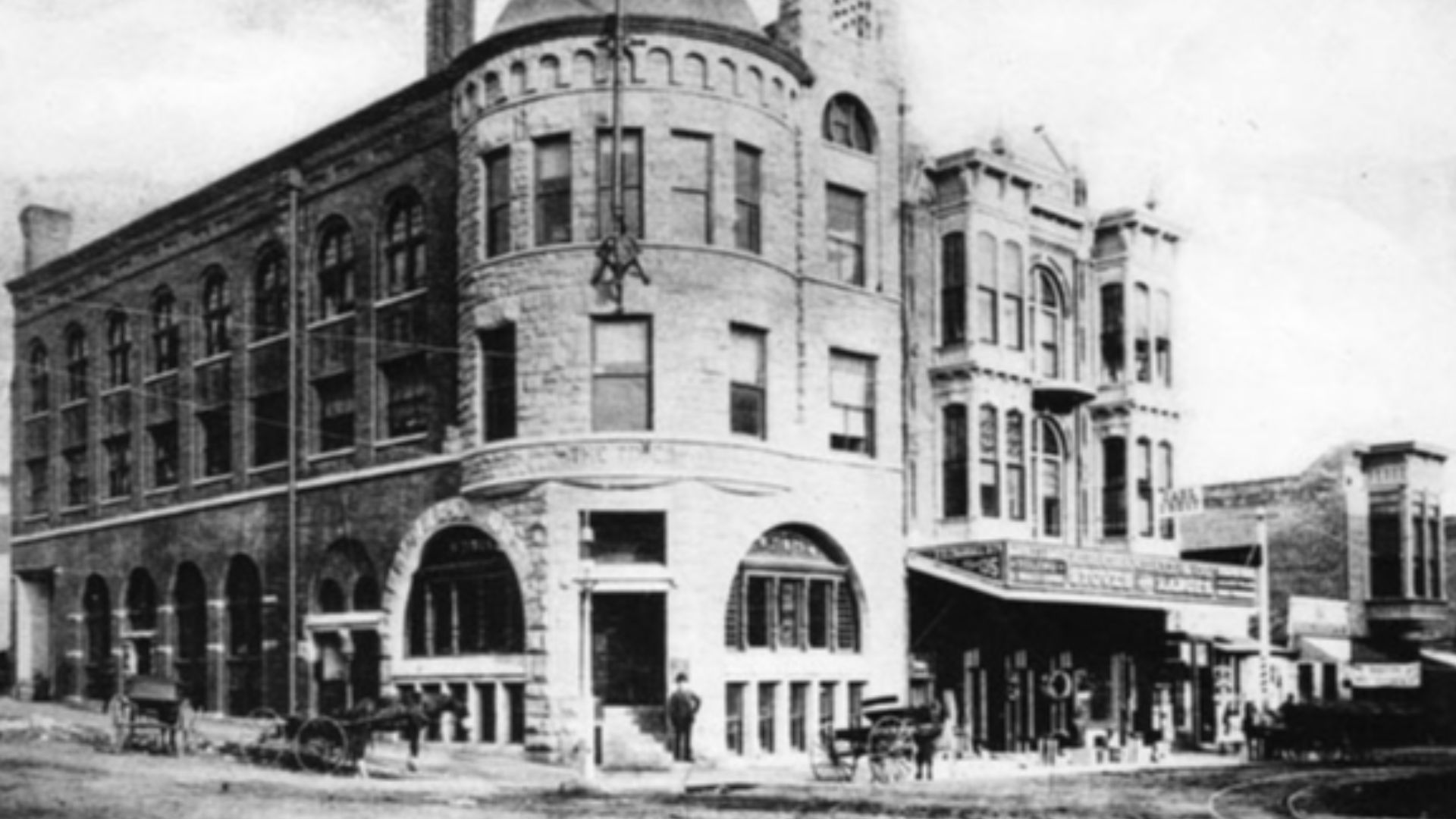 Los Angeles Times Building (built 1886), photo about 1887