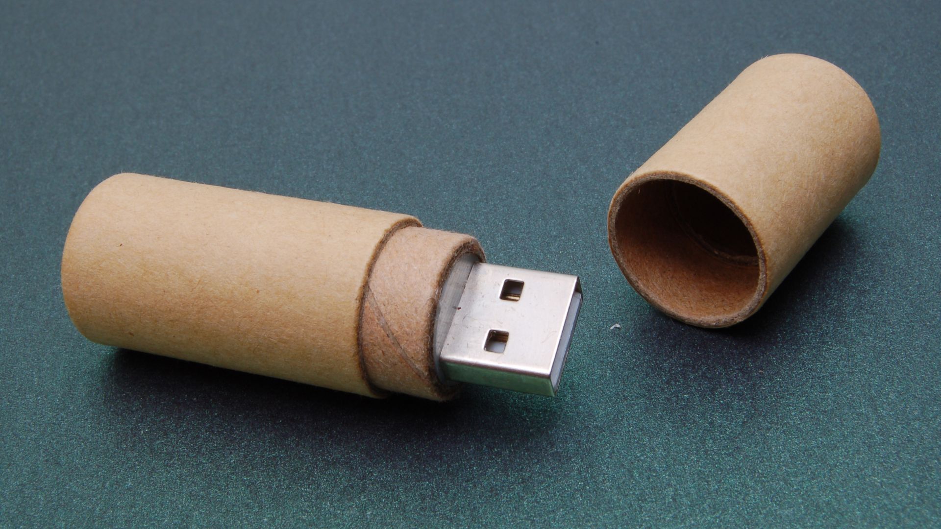 Recycled Paperboard Tube USB Drive 2