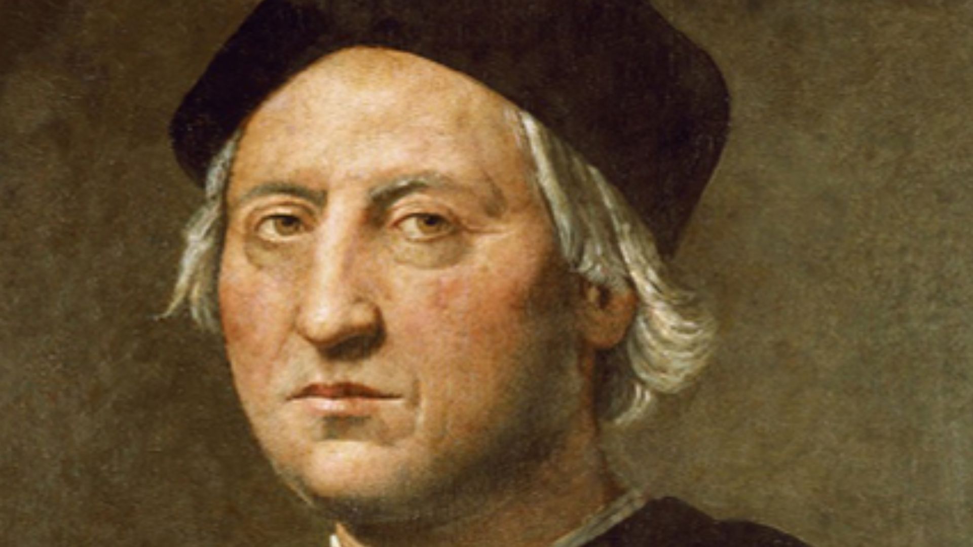 This portrait was executed in the first half of the sixteenth century, after the death of Columbus. It is displayed in a showcase of the Museum of the sea and navigation of Genoa,