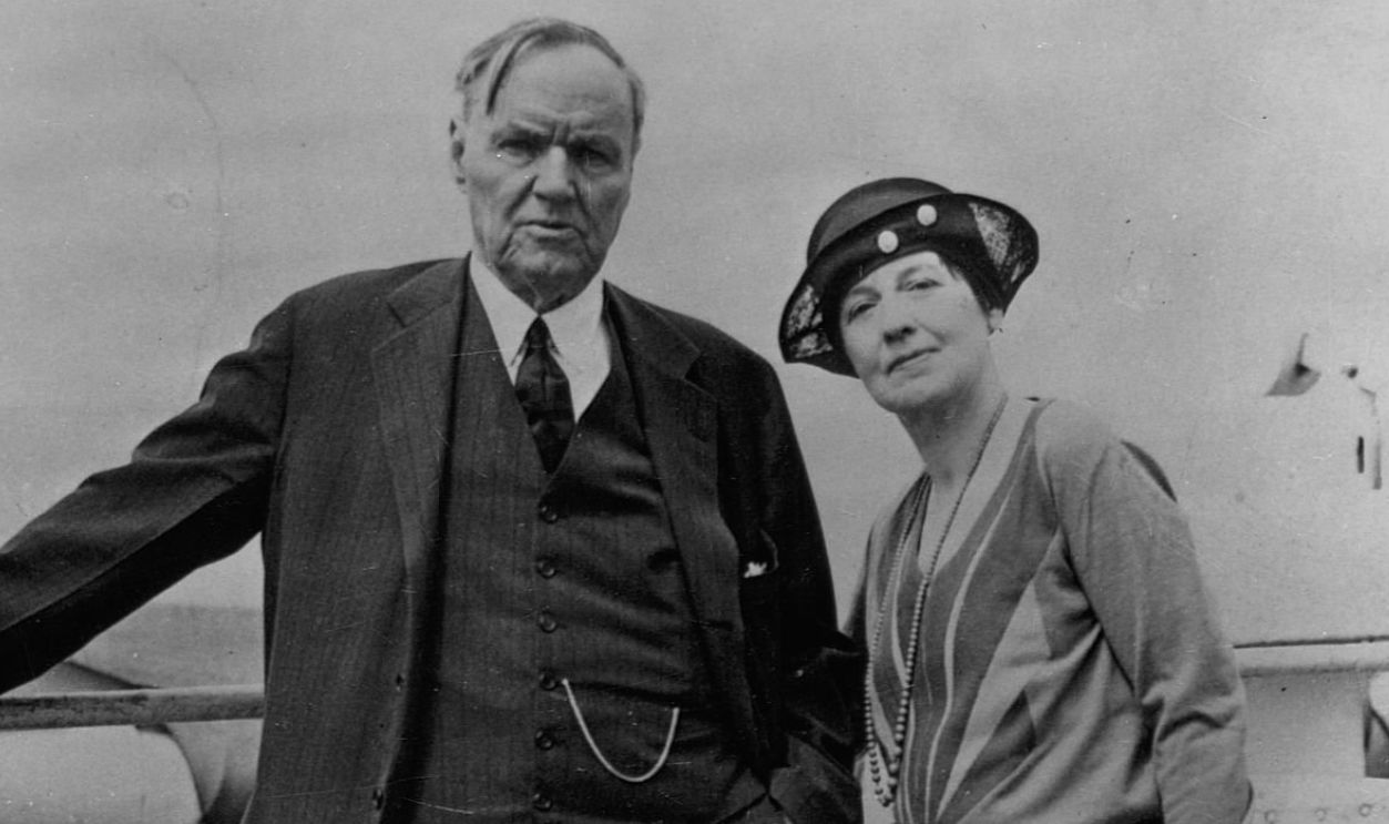 Attorney Clarence Darrow and Wife Aboard Ship 