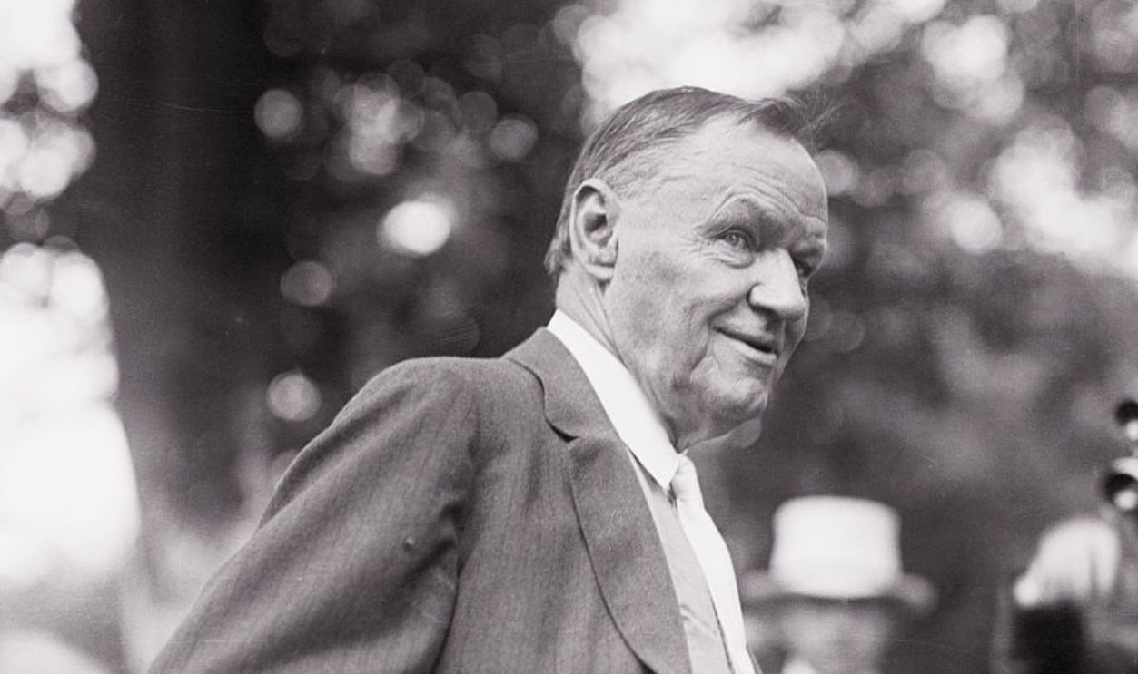 (Original Caption) Close-up of Clarence Darrow in court during the Scopes Trial.