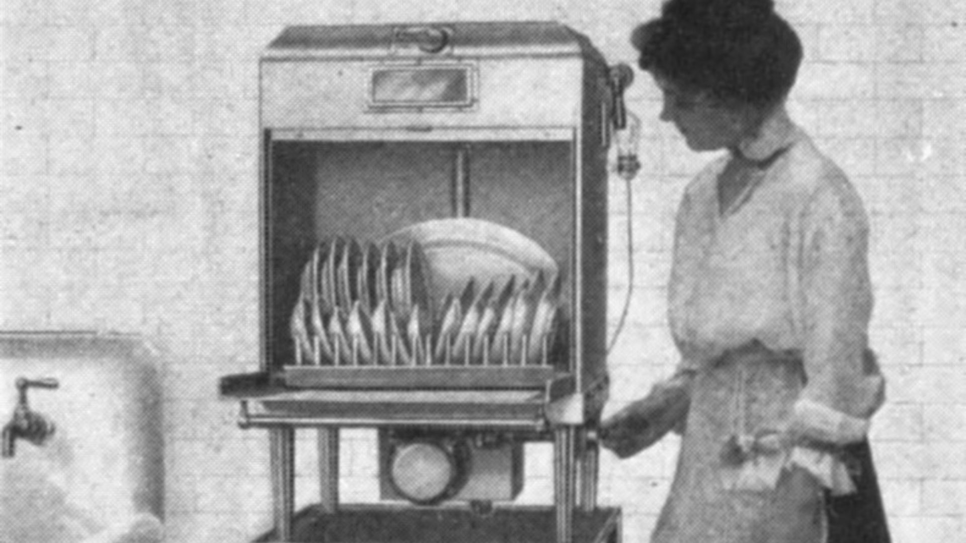 Electric dishwashing machine