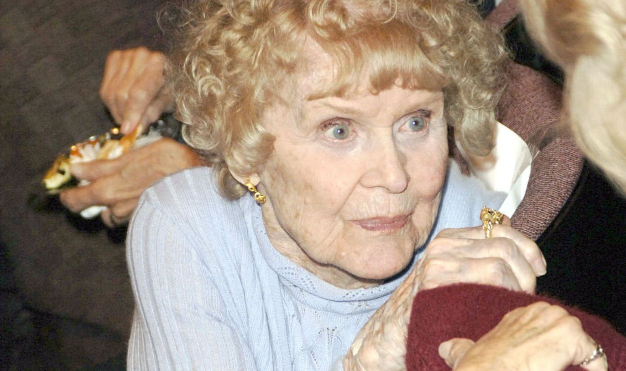 Gloria Stuart during Women in Film Legacy Series at James Bridges Theatre at UCLA - March 30, 2006 at James Bridges Theatre - UCLA Campus in Westwood, California, United States.