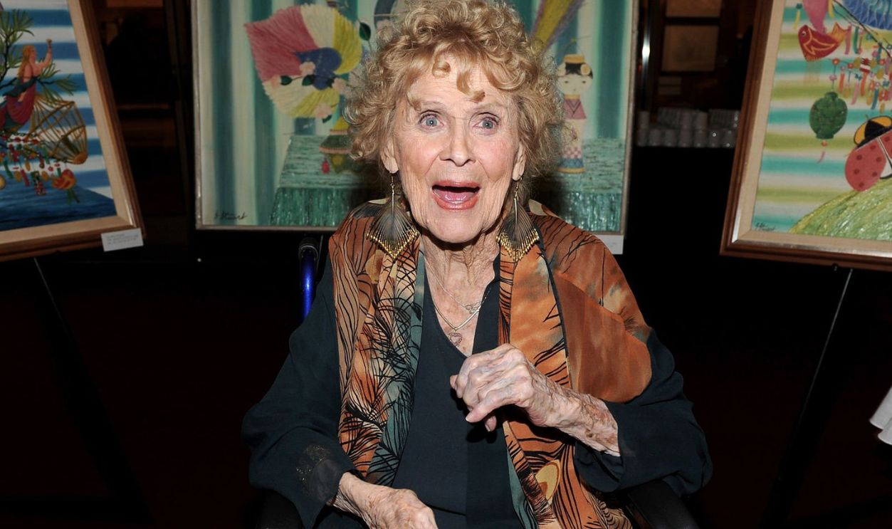 BEVERLY HILLS, CA - JULY 22: Actress Gloria Stuart attends the Centennial Celebration with Gloria Stuart held at the Academy of Motion Picture Arts and Sciences on July 22, 2010 in Beverly Hills, California.