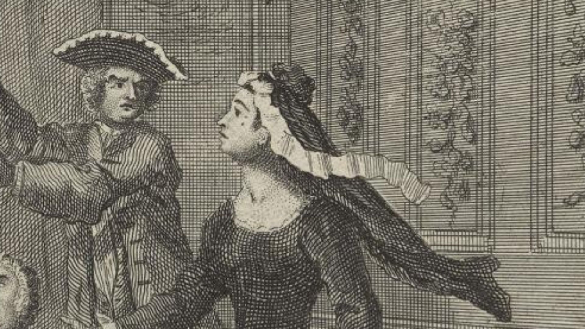 Mary Carleton (née Moders) ('The German Princess with her Suppos'd Husband and Lawyer'), by James Basire (died 1802). See source website for additional information.

This set of images was gathered by User:Dcoetzee from the National Portrait Gallery, Lond