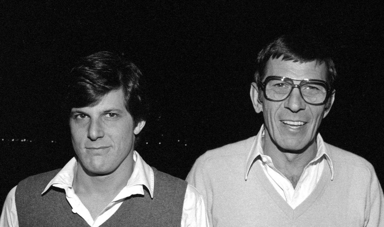 Leonard Nimoy with wife Sandra and son Adam Circa 1980's